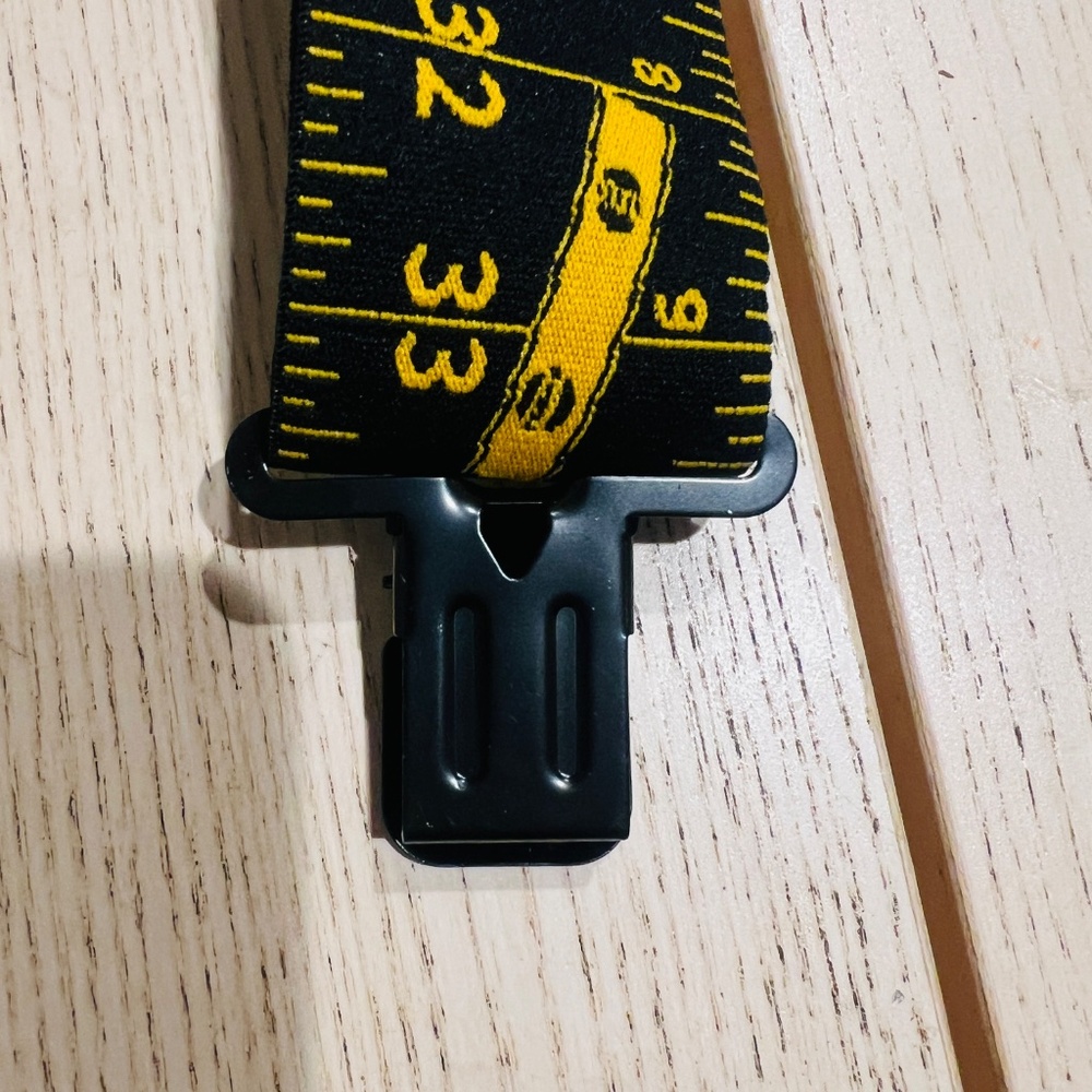 Men's Suspenders Fully Elastic 2 inch Wide X back Heavy Duty Work Measure Ruler - Picture 6 of 14